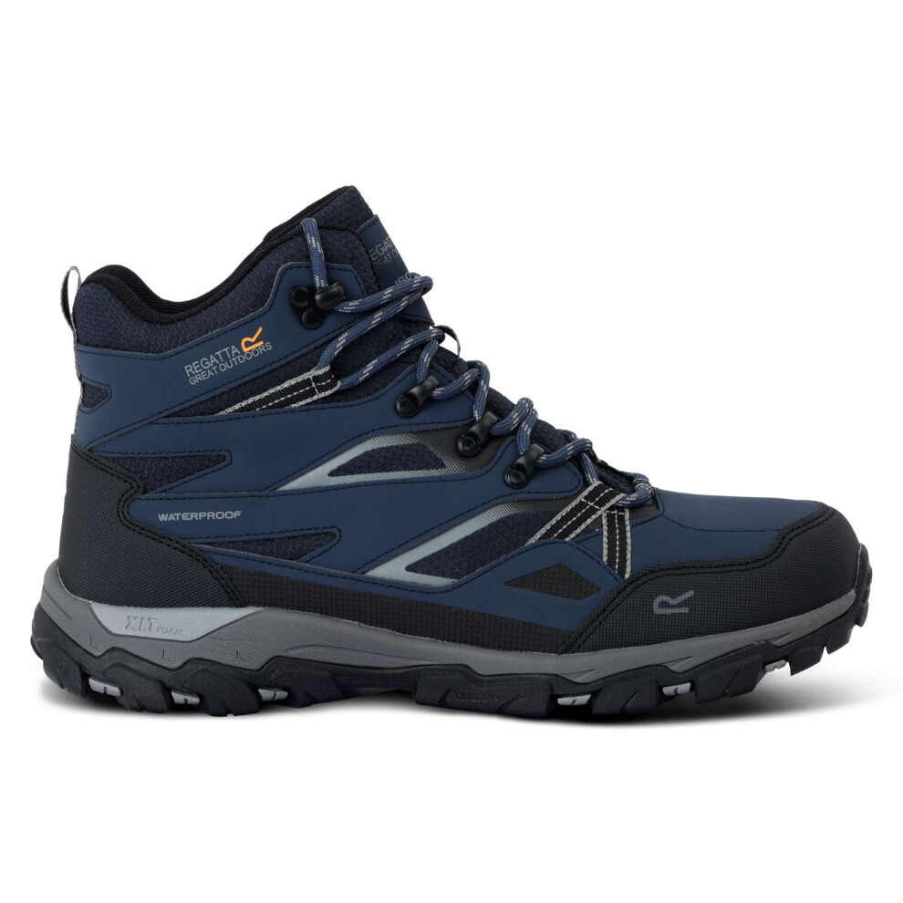Regatta (9.5 Uk, Navy/Dark Steel) Mens Holcombe Iii Walking Boots