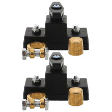 2pcs Car Battery Isolation Switch 12v 24v Quick Power Shutoff Copper and Plastic Material Terminal Mounting for Vehicle Electrical System and Bus