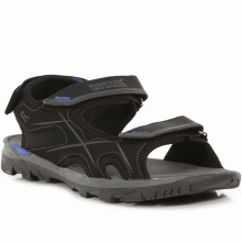(11 UK, Black Nautical) Regatta Mens Kota Drift Lightweight Adjustable Outdoor Walking Sandals