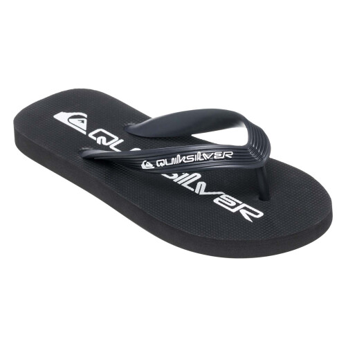 Quiksilver (13K, Black) Quiksilver Kids Java Wordmark Flip Flops