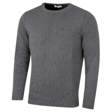 (XXXXL, Grey Marl) Calvin Klein Mens 2026 Knit Campus Crew Neck Cotton CK Golf Sweater