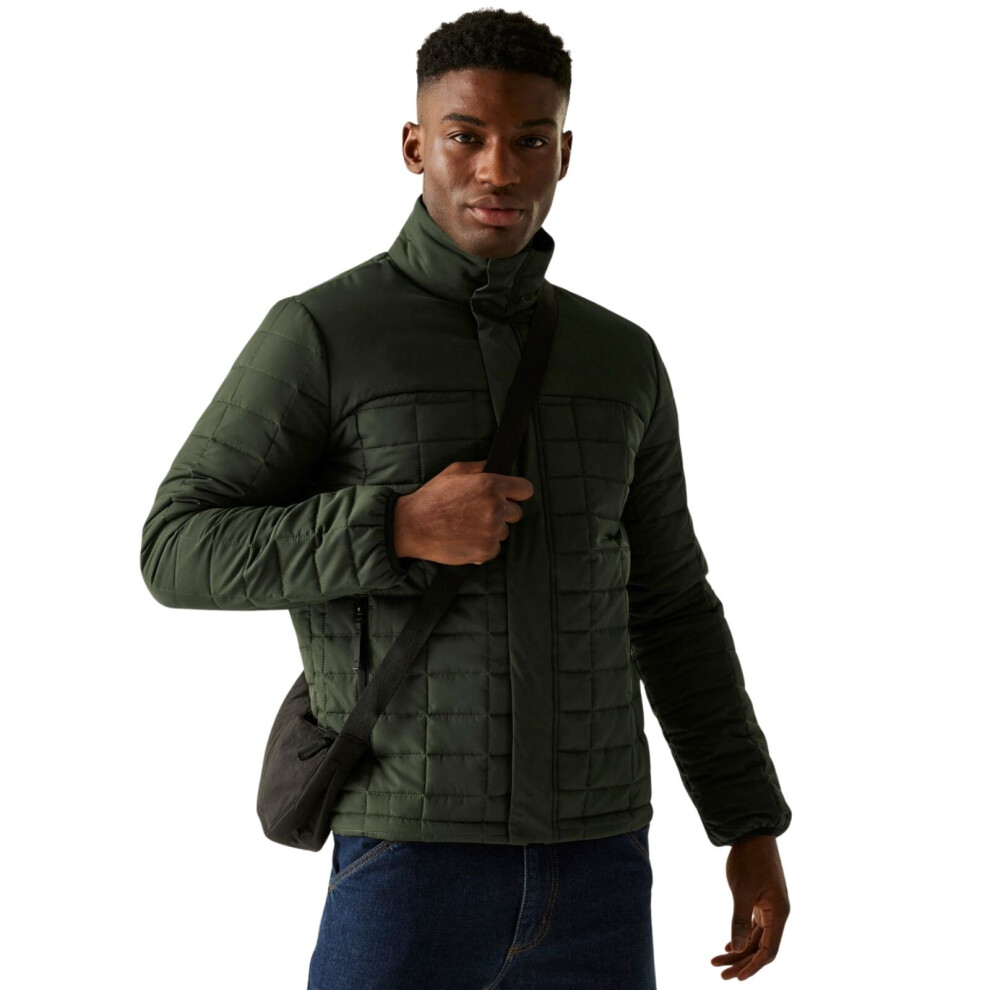 Regatta (3Xl, Dark Khaki(Black)) Mens Haire Lightweight Warmloft Padded Jacket - Image 3