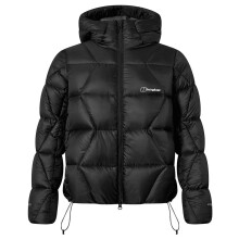 (UK 14, Jet Black) Berghaus Womens Explorer Down Water Resistant Insulated Lightweight Jacket