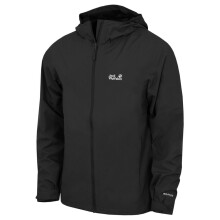(XXXL, Black) Jack Wolfskin Mens Texapore Waterproof Windproof 2L Jacket