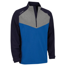(XL, Peacoat) Callaway Golf Mens 2026 1/2 Zip Wind Jacket Waterproof SwingTech Jacket