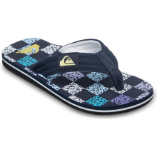 (12K, Spirit Camo Blue) Quiksilver Kids Molokai Layback Flip Flops