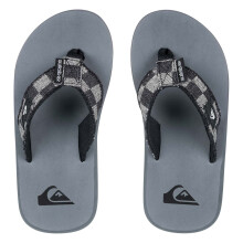 (1 UK, Grey) Quiksilver Boys Kids Monkey Abyss Summer Beach Sandals Flip Flops Thongs