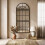 Homcom HOMCOM Large Arched Wall Mirror with 3-Piece and Tempered Glass 1