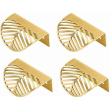 Door Knobs Door Handle for Drawer Cupboard Wardrobe Furniture Leaf Shape Cabinet Pulls Furniture Handles Drawer Pulls-