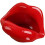 Creative Ceramic Cigarette Ashtrays with Lips Style Fashion Home Decorations (Light Red) 1