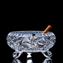 Glass Cool Ashtray Crystal Cigar Ash Tray Sets for Cigarettes Outdoor Ashtrays for Patio Smokeless Aashtrays for Weed Cute Ashtray for Home Office Ind