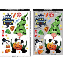(Window Stickers 8) Halloween Gnome Window Clings Decals Decorations Window Stickers for Halloween Windows Glass Decorations Halloween Holiday Decal