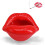 Creative Ceramic Cigarette Ashtrays with Lips Style Fashion Home Decorations (Light Red) 5