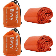 Emergency Sleeping Bag,Bivvy Bag,Survival Sleeping Bag,Camping Bivy Sacks,Emergency Blankets,Survival Sleeping Bag with Survival Bracelet for Camping