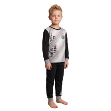 (4-5 Years) Newcastle United Long Sleeve Long Leg Pyjama Set (Boys Black)