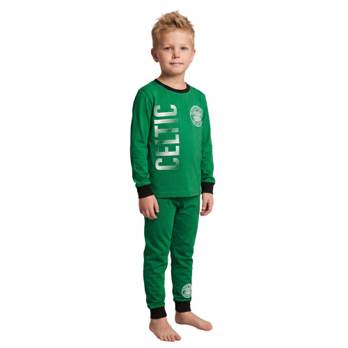 Celtic Long Sleeve Long Leg Pyjama Set (Boys Green)