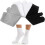 3 Pairs V-Shape Splited Toe Tabi Socks，Flip Flop Tabi Socks 3