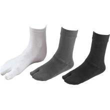 3 Pairs V-Shape Splited Toe Tabi Socks,Flip Flop Tabi Socks