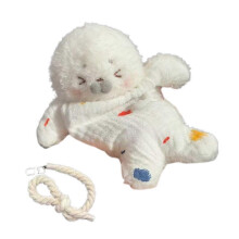 (1pcs, happy) Plüschtier mit Robbenmotiv niedlich weich gefüllt Robben zum Geburts- I1X0