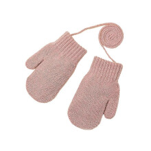 (1pair, Pink B) Children's Warm Gloves Autumn and Winter Cold Protection Gloves Warm M5R2