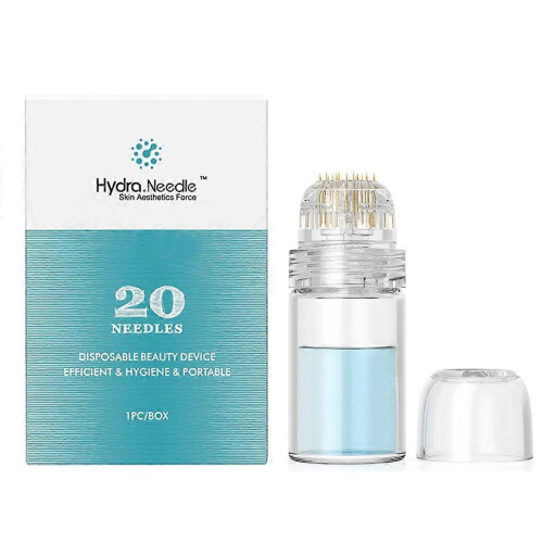 Microneedle Stamp – Derma Roller Stamp with 5ml Refillable Applicator for Face