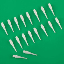 50PCS Durable Soft Plastic Tips Points Needle Replacement WhitUK D5A6