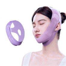 (1pcs, purple) Wiederverwendbarer V förmiger Lifting Verband zur Gesichtsstraffung P6B7