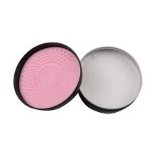 (100g, Black) +Makeup Brush Cleaning Soap with Silicone Pad Powder Cleaner Brushes MakeUp P8L1