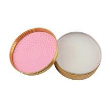 (100g, Golden) +Makeup Brush Cleaning Soap with Silicone Pad Powder Cleaner Brushes MakeUp P8L1