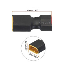 60 male to female connector adapter, suitable for remote control models and remote control lithium battery converters, 5-pack.