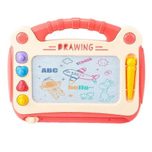 (Without table legs, Pink) Children's Magnetic Color Drawing Board Writing Board Drawing Baby Art W3H6