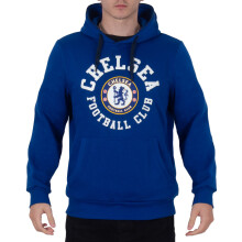 Chelsea Official Football Gift Mens Fleece Hoody Royal Blue Medium