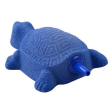 Aquarium Bubble Air Stone Blue Turtle Shaped Air Stone Fish Tank Aerator Ornament Decor Accessories New