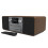 DAB+/DAB & FM Radio CD Player Bluetooth Transmit and Speaker - AZATOM D4 Walnut 1