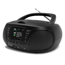Azatom DAB+ FM Radio Boombox Speaker Clock CD Player Headphone USB AUX Z4 Black
