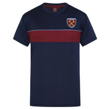 West Ham United FC Official Gift Mens Poly T-Shirt Navy 3XL