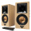 Bookshelf Speaker with Bluetooth, Optical, RCA & USB - AZATOM CX-2 Oak 1