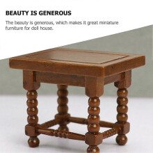 Ornament Decor Wooden Outdoor Furniture Doll Nightstand Decorations