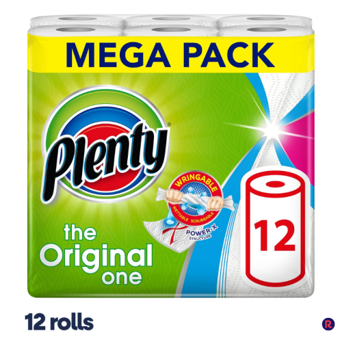 Plenty Plenty Kitchen Roll, 6 Rolls, 2-Ply Tissue