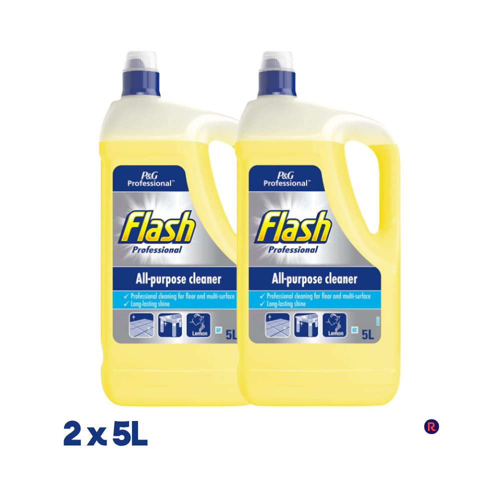 Flash All-Purpose Cleaner Lemon 5Ltr (2 X 5L)