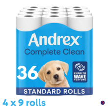Andrex Toilet Tissues Classic Clean White - 36 Toilet Rolls