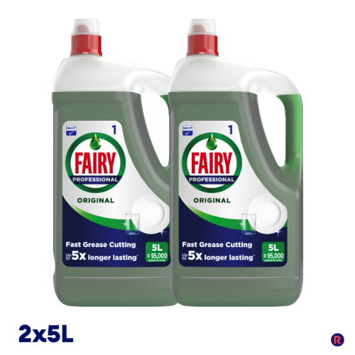 Fairy Fairy Professional Original Concentrate Washing Up Liquid - 2x5ltr