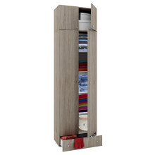 (4, Open Wardrobe) Wooden wardrobe closet Vandol
