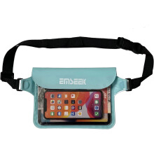 Waterproof Waist Pouch Dry Belt Bag Fanny Pack Keep Your Key Fob Wallet Kindle Phone Dry Perfect for Swim Surf Snorkel(Light Green)
