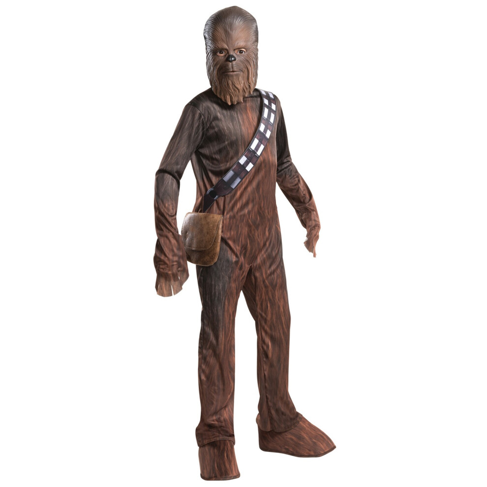 Photos - Fancy Dress  Star Wars: A New Hope Childrens/Kids Chewbacca Costume(M, Brown)