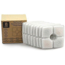 Pack of 8 Replacement Filters for Pixi Water Fountain Filter with Activated