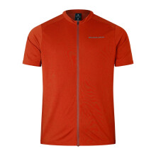 (S, Flame Red) Endura Mens Loop Short-Sleeved Cycling Jersey