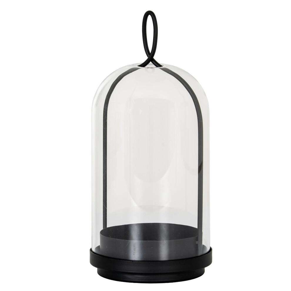 Hill Interiors (35Cm X 15Cm X 15Cm, Black) Nysa Candle Lantern