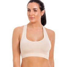 (Beige, S) Womens Beige Seamfree Maternity Sleeping Bra