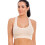 (Beige, S) Womens Beige Seamfree Maternity Sleeping Bra 1